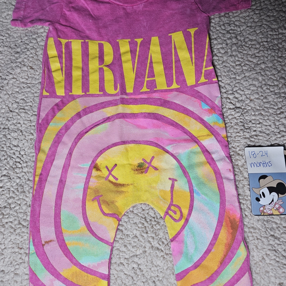 Pink Nirvana Baby Romper